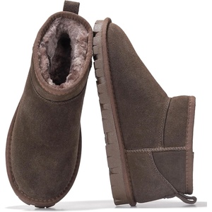 image:imageProject Cloud 100 Genuine Leather Womens Boots  Ankle Boots Women Hikey  Water Resistant Memory Foam Insole Comfortable Fall Shoes  Casual Footwear Outdoor Womens Boots  Cold Weather EssentialsChoco Brown Suede