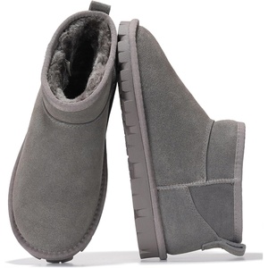 image:imageProject Cloud 100 Genuine Leather Womens Boots  Ankle Boots Women Hikey  Water Resistant Memory Foam Insole Comfortable Fall Shoes  Casual Footwear Outdoor Womens Boots  Cold Weather EssentialsGrey Suede