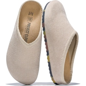 image:imageProject Cloud Casual Clogs for Women Genuine Leather Insole Mules Nella  Genuine Leather SmartFoam Arch Support Insole Womens Slipers Cashmere Knit Slip On Shoes for Women NonSlip Mules amp ClogsDove Knit