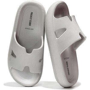 image:imageProject Cloud House Slippers Womens Sandals  NonSlip and Lightweight Recovery Slippers for Women Beach Essentials Water Slides for Women Pillow Grey 11
