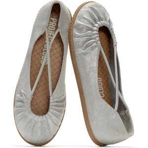 image:imageProject Cloud Lightweight Ballet Flats amp Ballerina Shoes for Women Cheers  Womens Shoes with Memory Foam Insole amp MicroSuede Upper Flat Shoes Women Footwear Lightweight Ballerina Womens FlatsSilver