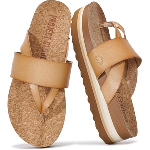 image:imageProject Cloud Lightweight Womens Non Slip Casual Beach Sandals for Women  Plush Insole Women Sandals Shoes for Women Footwear Trendy Summer Everyday Fashion Travel amp Vacation Easy Wear Warm WeatherRaft  Natural Thong