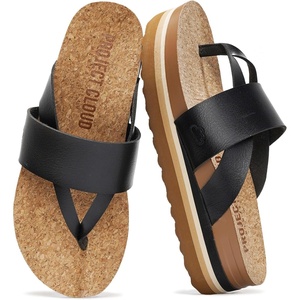 image:imageProject Cloud Lightweight Womens Non Slip Casual Beach Sandals for Women  Plush Insole Women Sandals Shoes for Women Footwear Trendy Summer Everyday Fashion Travel amp Vacation Easy Wear Warm WeatherRaft  Black Thong
