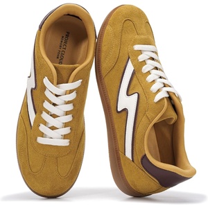 image:imageProject Cloud NonSlip Fashion Sneakers for Women LaceUp Shoes  Memory Foam Insole Trendy Womens Footwear  Comfortable Casual Womens Sneakers  Stylish Shoes Women Breathable FootwearMustard