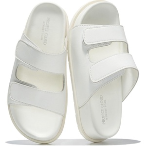 image:imageProject Cloud Trendy Adjustable Sandals amp Slides for Women with Soft Insole  Non Slip Outsole Womens Footwear Comfortable Womens Sandals  Summer Sandals for Women  Womens Slides with Plush InsoleSleek White