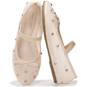 image:imageProject Cloud Womens Flats Memory Foam Ballet Flats for Women Prospect  Memory Foam Insole and Lightweight Design  NonSlip Sole Comfortable and Durable Womens Flats for All OccasionsAmity  Nude