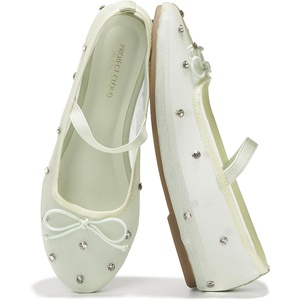 image:imageProject Cloud Womens Flats Memory Foam Ballet Flats for Women Prospect  Memory Foam Insole and Lightweight Design  NonSlip Sole Comfortable and Durable Womens Flats for All OccasionsAmity  Mint