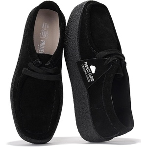 image:imageProject Cloud Womens Platform Oxford Loafers with Memory Foam WALLYCHUNKY  Non Slip Sole Stylish Shoes for Women Comfortable Fashion Footwear Casual Work Office Everyday Travel Weekend Outfits All DayBlack Suede