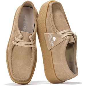 image:imageProject Cloud Womens Platform Oxford Loafers with Memory Foam WALLYCHUNKY  Non Slip Sole Stylish Shoes for Women Comfortable Fashion Footwear Casual Work Office Everyday Travel Weekend Outfits All DayWheat Suede