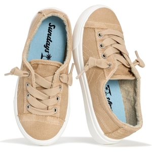 image:imageSundays Canvas Shoes for Kids  NonSlip amp Lightweight Boys amp Girls Shoes  Canvas Girls Sneakers with High Density Smart Foam Insole Girls Shoes  Lighhweight Kids Sneakers Girls FootwearSand
