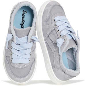 image:imageSundays Girls Sneakers NonSlip Canvas Girls Shoes Comfort Kids Footwear  Kids Shoes for Girls amp Boys Footwear  Lightweight and NonSlip Boys amp Girls Shoes  Comfortable Soft Insole Kids SneakersGrey Dawn Canvas
