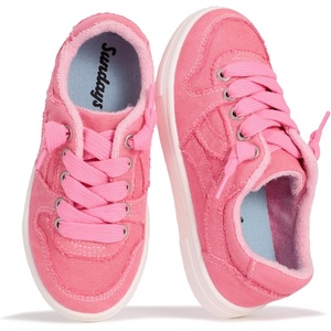 image:imageSundays Girls Sneakers NonSlip Canvas Girls Shoes Comfort Kids Footwear  Kids Shoes for Girls amp Boys Footwear  Lightweight and NonSlip Boys amp Girls Shoes  Comfortable Soft Insole Kids SneakersMorning Glory Canvas