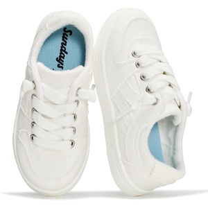 image:imageSundays Girls Sneakers NonSlip Canvas Girls Shoes Comfort Kids Footwear  Kids Shoes for Girls amp Boys Footwear  Lightweight and NonSlip Boys amp Girls Shoes  Comfortable Soft Insole Kids SneakersOff White Canvas
