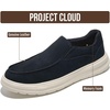 image:imageProject Cloud Genuinue Suede Loafers for Men and Mens Shoes Dorian  Mens Loafers Built to Double as Mens Slip On Shoes Mens Casual Shoes and Everyday Sneakers for Men with Terry Cloth LiningBlack Off White