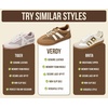 image:imageGenuine Leather Slip On Sneakers for Women with Leather Memory Foam Insole  Memory Foam Insole Lightweight Shoes for Women  Womens Fashion Sneakers  Comfortable Women Footwear Everyday EssentialsWhite Multi