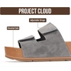 image:imageProject Cloud 100 Genuine Leather Platform Sandals Women Summer WedgesAsh Nubuck