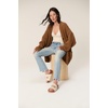 image:imageProject Cloud 100 Genuine Leather Platform Sandals Women Summer WedgesAsh Nubuck