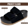 image:imageProject Cloud 100 Genuine Leather Platform Sandals Women Summer WedgesBlack