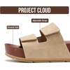 image:imageProject Cloud 100 Genuine Leather Platform Sandals Women Summer WedgesSand