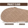 image:imageProject Cloud 100 Genuine Leather Platform Sandals amp Slides for Women  Memory Foam Insole Sandals  Adjustable Straps Non Slip Outsole WedgeWheat Suede