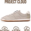 image:imageProject Cloud 100 Genuine Leather Womens Sneakers with Memory Foam  Lightweight Non Slip Shoes for Women Stylish Spring Footwear Comfortable Casual Everyday Travel Weekend Outfits All Day WearOffwhite Suede