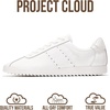 image:imageProject Cloud 100 Genuine Leather Womens Sneakers with Memory Foam  Lightweight Non Slip Shoes for Women Stylish Spring Footwear Comfortable Casual Everyday Travel Weekend Outfits All Day WearWhite Leather