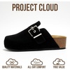image:imageProject Cloud Clogs for Women Footwear  Memory Foam and NonSlip Platform Wedges Heels for Women Mules amp Clogs 2026  Comfortable Stylish SlipOn with Adjustable Straps Rhona Black 7