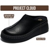 image:imageProject Cloud Platform Clogs for Women  Nonslip Womens Mules amp Clog Mix  High Density SmartFoam Womens Clogs  Lightweight Platform Shoes  Stylish Platform Wedge Mules for Women FootwearBlack Mono