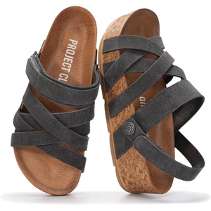 image:imageProject Cloud 100 Genuine Leather Platform Sandals Women  Strappy Wedges with Comfortable Plush Insole  Lightweight amp Non Slip Wedge Sandals for Women 2026 PacificaCHARSDE85