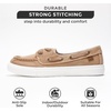 image:imageProject Cloud Sneakers for Women  Memory Foam Spring Shoes for Women Footwear  SlipOn Boat Shoes  Non Slip Fashion Sneakers  Lightweight Loafers Seasalt TAN 9