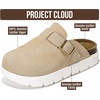 image:imageGirls Clogs 100 Genuine Leather Mules for Kids Cork Footbed NonSlip Sole  Cork Footbed Arch Support Non Slip Sandals for Girls Comfortable Footwear Travel Everyday Casual Indoor Outdoor Easy WearBeige Suede