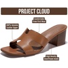 image:imageProject Cloud 100 Genuine Leather Block Heeled Sandals for WomenOpal  Sandals Women FootwearMemory Foam Insole amp NonSlip Womens Sandals Block Heels For WomenWomens Slides amp Womens Sandals