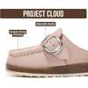 image:imageProject Cloud 100 Genuine Leather Girls Clogs  Non Slip Mules  Clogs for Kids with Slip Resistant Sole  Soft amp Plush Insole Shoes for Girls  Clogs amp Mules for Kids ShoesLight Pink Suede