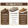 image:imageProject Cloud 100 Genuine Leather Girls Clogs  Non Slip Mules  Clogs for Kids with Slip Resistant Sole  Soft amp Plush Insole Shoes for Girls  Clogs amp Mules for Kids ShoesBlack Suede