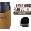 image:imageProject Cloud 100 Genuine Leather Slides for Women  Women Mules  Horse Bit Mules for Women with Memory Foam Insole amp NonSlip Womens Slides  Womens Mules amp Clogs  Comfy Slides for WomenChestnut Suede
