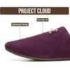 image:imageProject Cloud 100 Genuine Leather Slides for Women  Women Mules  Horse Bit Mules for Women with Memory Foam Insole amp NonSlip Womens Slides  Womens Mules amp Clogs  Comfy Slides for WomenEggplant Suede