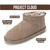 image:imageProject Cloud 100 Genuine Leather Womens Boots  Ankle Boots Women  Water Resistant Memory Foam Insole Comfortable Fall Shoes  Casual Footwear Outdoor Womens Boots  Cold Weather EssentialsTaupe Suede