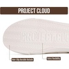 image:imageProject Cloud Canvas Sneakers for Women Memory Foam Slip On Seasalt  Memory Foam Insole SlipOn Design Lightweight NonSlip Sole Canvas Fashion Sneakers for Women Everyday ComfortWhite