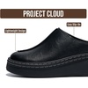 image:imageProject Cloud Genuine Leather Platform Clogs for Women  Womens Mules  High Density SmartFoam Womens Clogs  Lightweight Platform Shoes  Stylish Platform Wedge Mules for Women Footwear