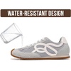 image:imageProject Cloud Lightweight Sneakers for Women with Memory Foam Insole  Trendy Leather Womens Shoes NonSlip Outsole Comfortable Fashion Footwear Casual Everyday Work Travel Weekend Outfits All DayLight Blue
