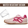 image:imageProject Cloud Lightweight Sneakers for Women with Memory Foam Insole  Trendy Leather Womens Shoes NonSlip Outsole Comfortable Fashion Footwear Casual Everyday Work Travel Weekend Outfits All DayPink