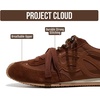 image:imageProject Cloud Lightweight Sneakers for Women with Memory Foam Insole  Trendy Leather Womens Shoes NonSlip Outsole Comfortable Fashion Footwear Casual Everyday Work Travel Weekend Outfits All DayChocolate