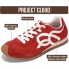 image:imageProject Cloud Lightweight Sneakers for Women with Memory Foam Insole  Trendy Leather Womens Shoes NonSlip Outsole Comfortable Fashion Footwear Casual Everyday Work Travel Weekend Outfits All DayRed