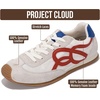 image:imageProject Cloud Lightweight Sneakers for Women with Memory Foam Insole  Trendy Leather Womens Shoes NonSlip Outsole Comfortable Fashion Footwear Casual Everyday Work Travel Weekend Outfits All DayRed Mult