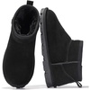 image:imageProject Cloud 100 Genuine Leather Womens Boots  Ankle Boots Women  Water Resistant Memory Foam Insole Comfortable Fall Shoes  Casual Footwear Outdoor Womens Boots  Cold Weather EssentialsBlack Suede