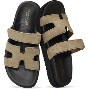 image:imageProject Cloud 100 Genuine Leather Sandals Women amp Slides for Women Mayvy  Plush Soft Insole Water Resistant Beach Footwear  Stylish Womens Slides Comfortable Women Sandals  NonSlip OutsoleLight Taupe
