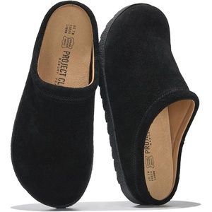 image:imageProject Cloud 100 Genuine Suede Clogs for Women amp Womens Mules Reese  Womens Clogs with Genuine Leather Sock Lining amp Soft Insole Fall Shoes for Women 2026  NonSlip Mules for Women FootwearBlack Suede