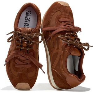 image:imageProject Cloud Lightweight Sneakers for Women with Memory Foam Insole  Trendy Leather Womens Shoes NonSlip Outsole Comfortable Fashion Footwear Casual Everyday Work Travel Weekend Outfits All DayChocolate