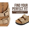 image:imageProject Cloud Kids Sandals 100 Genuine Leather Slides for Boys amp GirlsCamel Suede