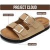 image:imageProject Cloud Kids Sandals 100 Genuine Leather Slides for Boys amp GirlsCamel Suede